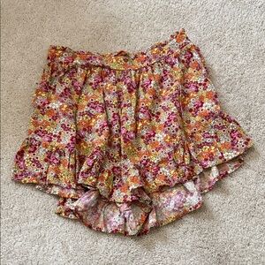 Wild Fable Multicolor Floral Ruffle Skirt